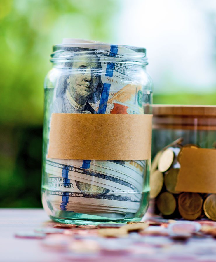 Money in Jars 1